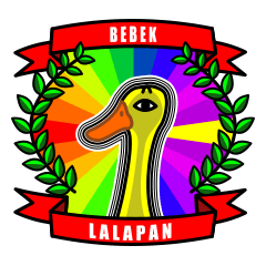 [LINEスタンプ] Bebek Lalapan