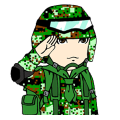 [LINEスタンプ] Sgt.Little-man