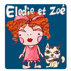 [LINEスタンプ] Elodie et Zoé