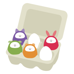 [LINEスタンプ] Colorful Egg Vol.2