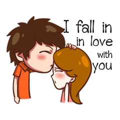 [LINEスタンプ] Love can't compare (EN)