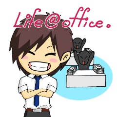 [LINEスタンプ] Life@office (TH)の画像（メイン）
