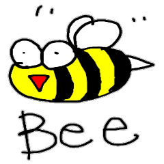 [LINEスタンプ] 英語バチ～English Bee～