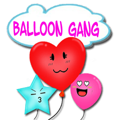 [LINEスタンプ] BALLOON GANG