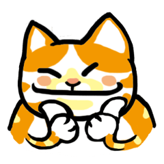 [LINEスタンプ] my fat cat family Fat.