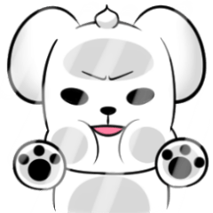 [LINEスタンプ] Hello,FiFi Dog ~の画像（メイン）