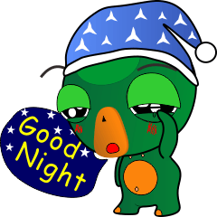 [LINEスタンプ] Czech star people little green