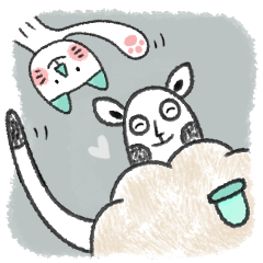 [LINEスタンプ] Mr. sheep ＆ Truffle