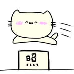 [LINEスタンプ] とびこえるネコスタンプ