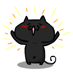 [LINEスタンプ] Talkative fat cat-daily life