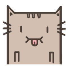 [LINEスタンプ] Lotte cat, The long long cat