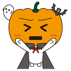 [LINEスタンプ] ハロウィンのかぼちゃ君