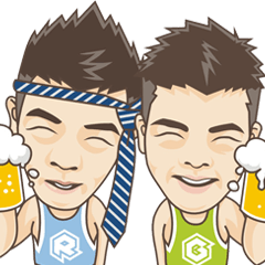 [LINEスタンプ] RGcute brothers