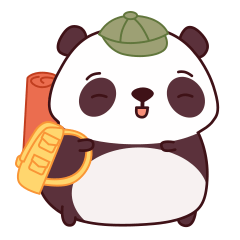 [LINEスタンプ] Malwynn the Panda Bear Cute Summer Funの画像（メイン）