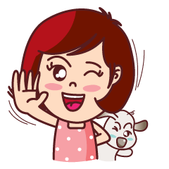 [LINEスタンプ] Little Pam 1 (English)