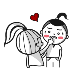 [LINEスタンプ] Maway girl