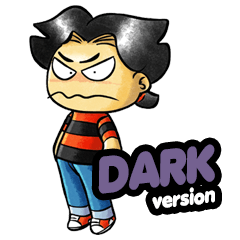 [LINEスタンプ] Su'oD Dark version