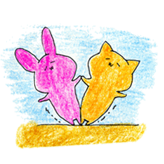 [LINEスタンプ] もちぬこときどきもちうさ