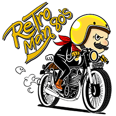 [LINEスタンプ] Retro Man 80's