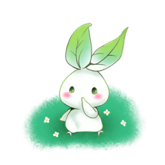 [LINEスタンプ] Plant Rabbit
