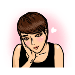 [LINEスタンプ] It's for handsomes'