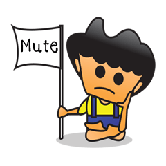 [LINEスタンプ] Mute