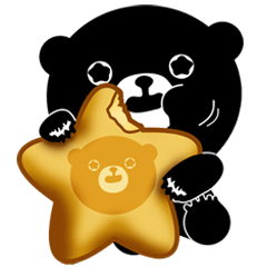 [LINEスタンプ] Moon＆Stars Bear