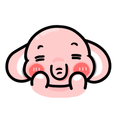 [LINEスタンプ] Little Pinky Elephant