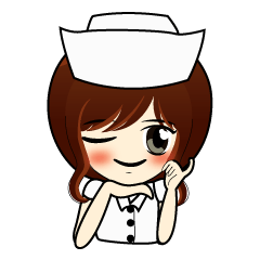 [LINEスタンプ] young nurse
