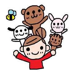 [LINEスタンプ] ハナちゃんと仲間たち2