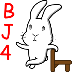 [LINEスタンプ] Cool dog rabbit