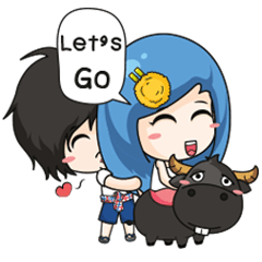 [LINEスタンプ] True love never gets old (EN)