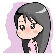 [LINEスタンプ] young girl