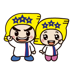 [LINEスタンプ] デンデンくん＆きらりんちゃん(東個協)