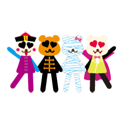 [LINEスタンプ] LovellyDolls Halloween Series