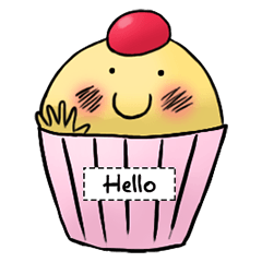 [LINEスタンプ] Cute CupCakes