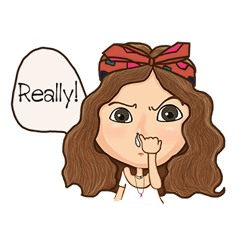 [LINEスタンプ] Ms.Pheing (EN)