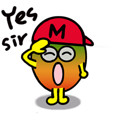 [LINEスタンプ] Mango king