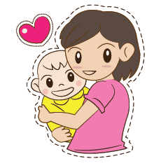 [LINEスタンプ] Bobby ＆ Mom Eng.ver