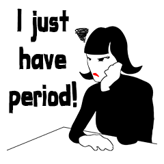 [LINEスタンプ] Having period