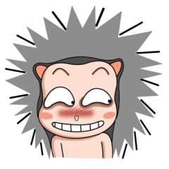 [LINEスタンプ] hedgehog family