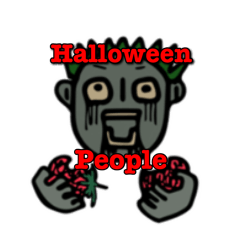[LINEスタンプ] Halloween People