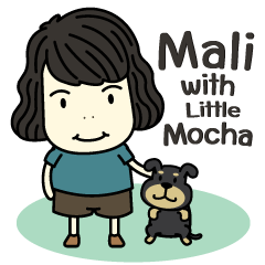 [LINEスタンプ] Mali with Little Mocha