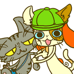 [LINEスタンプ] ガタガタガット 〜Territorio di Gatto〜