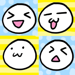 [LINEスタンプ] White O