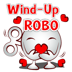 [LINEスタンプ] Wind-Up Roboの画像（メイン）
