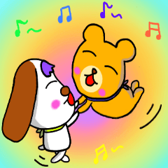 [LINEスタンプ] stupid white and silly bear