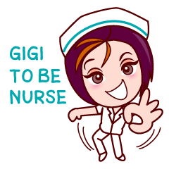 [LINEスタンプ] Gigi To Be Nurse