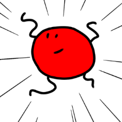 [LINEスタンプ] しかくくてまるいいきもの。2