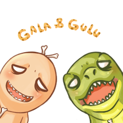 [LINEスタンプ] GALA＆GULU